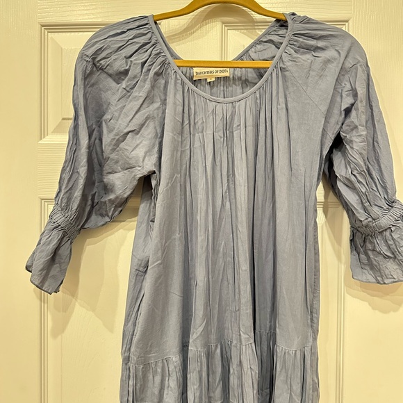 Daughters of India Sahara Gown (Blue Lagoon) - Picture 6 of 9